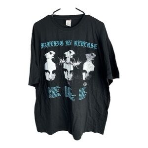 Falling in Reverse Men’s Black Faces Concert Tour T-Shirt Size 2X NWOT Unisex